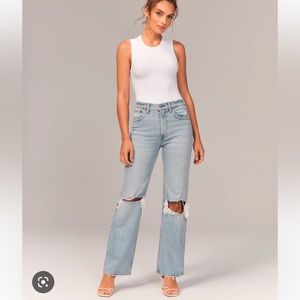 Abercrombie 90s ultra high rise relaxed jeans